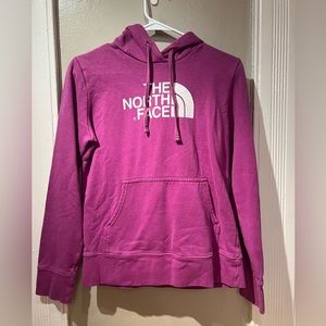 Purple North Face Sweatshirt Hoodie